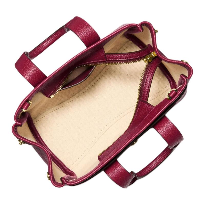 MICHAEL KORS ROMEE detachable shoulder strap cowhide shoulder crossbody handbag mini women's mulberry red
