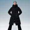 Tanboer Women's 550790D Hooded Mid-Length Goose Down Jacket