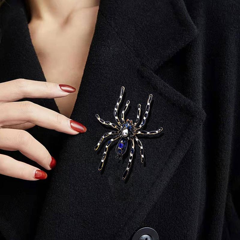 Große Spinnenbrosche, Europäisch und Amerikanisch, Persönlichkeit, Übertreibung, Anstecknadel, Modisch, High-End, Leichter Luxus, Vielseitig