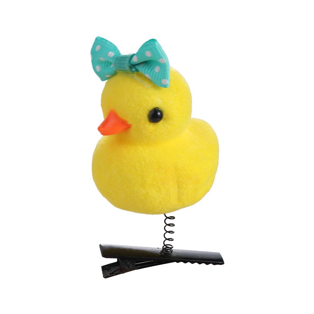Fashion Flower Duck Hair Clips Plush Cap Chicken Side Barrettes Hair Accessories Funny Cartoon Duckbill Clips Party