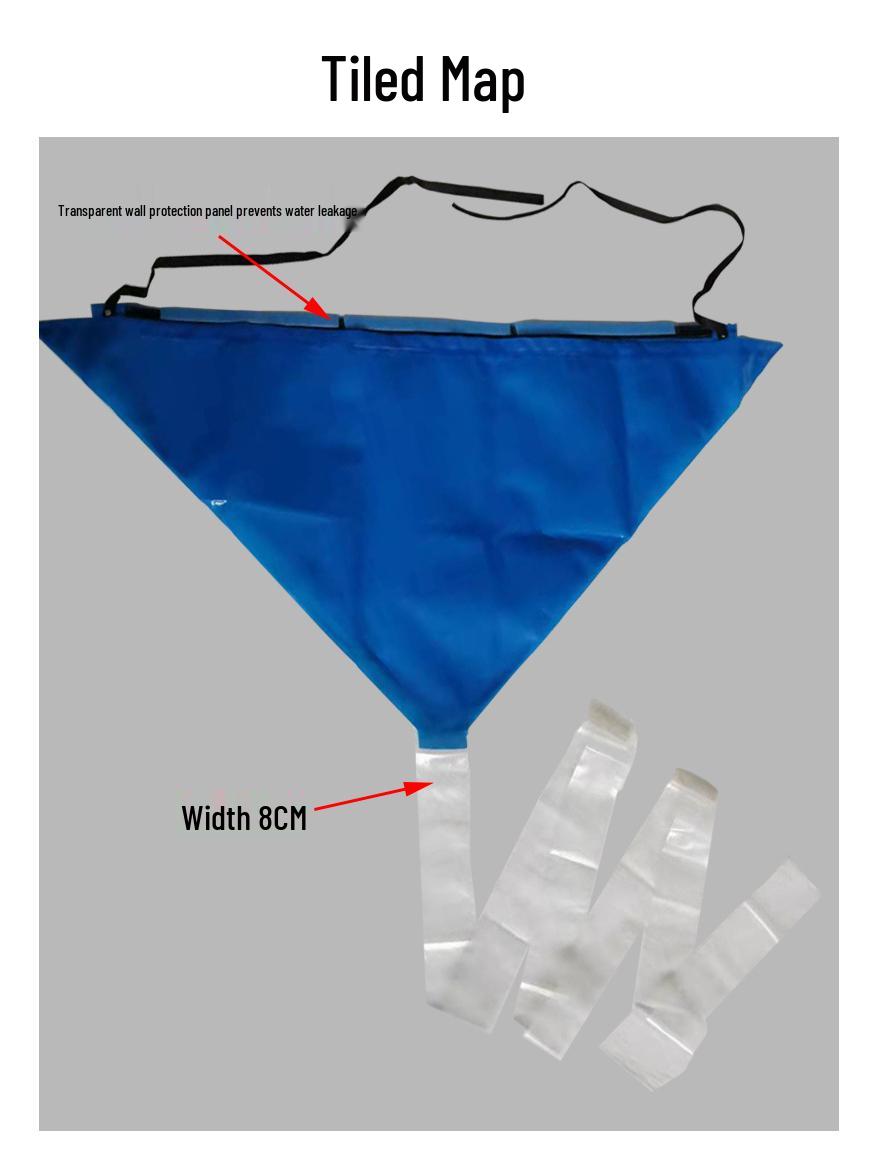 

Комплект чехлов для сбора воды при очистке кондиционера в помещении Air Conditioner Cleaning Cover синий