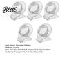 Lightweight Necklace Holder 5 Pcs Transparent Bracelet Display Compact Portable