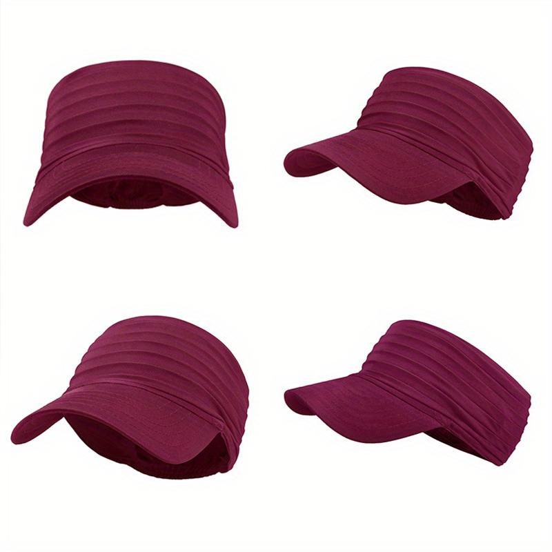 Cappello da Sole Estivo all'Aperto per Uomo Donna, Asciugatura Rapida, Visiera Sportiva da Corsa, Traspirante per Adulti