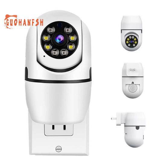1 Set A11 Security Camera - 1080P, 360 Degree Rotation, Infrared Night Vision, Real-time Monitoring, Wireless WiFi, Motion Detection