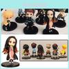Cute Q Version Demon Slayer Doll Model Car For Kids Collectibles And Decorations
