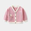 Kids Sweater Autumn Coat Knit Baby Girls Clothing KnittAed Long Sleeve Sweet Cardigans for Girls Cotton Sweaters for Children