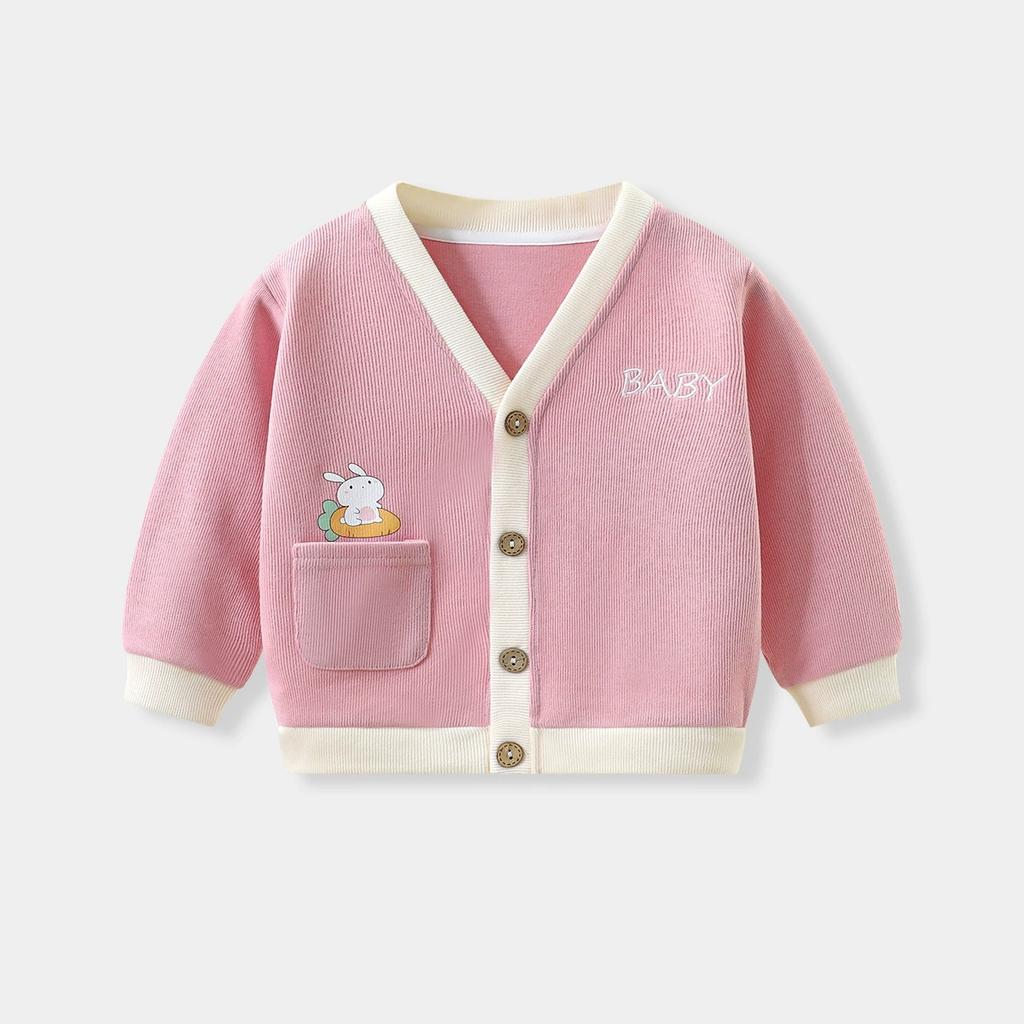 Kids Sweater Autumn Coat Knit Baby Girls Clothing KnittAed Long Sleeve Sweet Cardigans for Girls Cotton Sweaters for Children