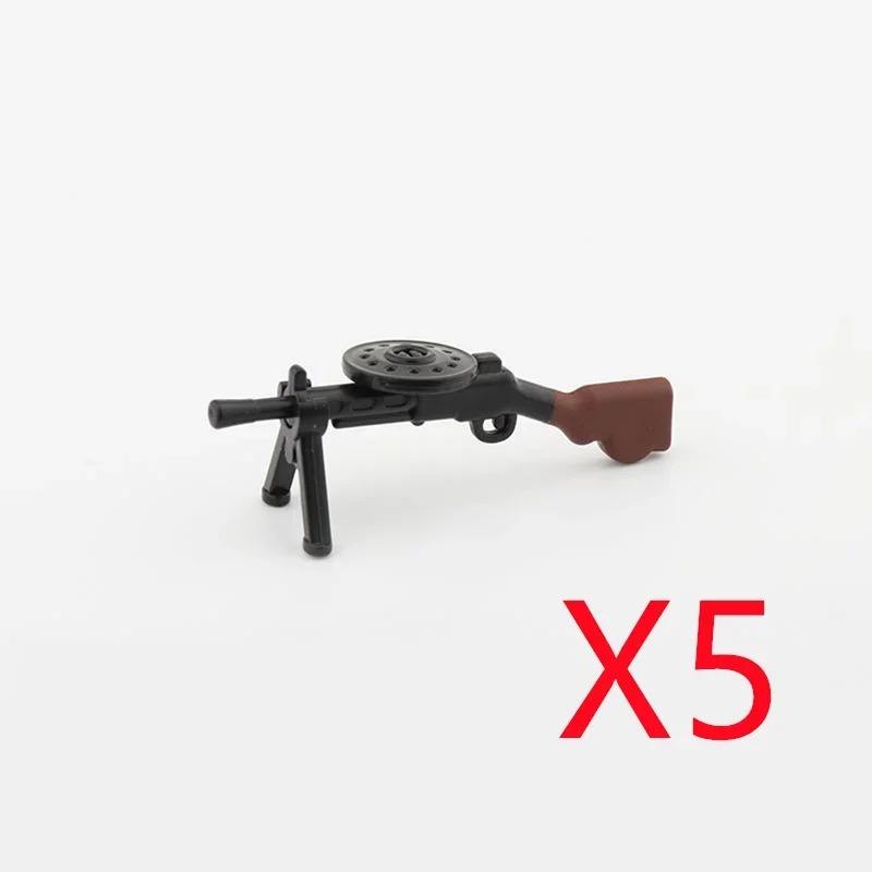 5 CM WWII Military Building Blocks American German Soviet Soldier Figures Weapons Accessories Guns Pistol Sniper Belt Mini Bricks MOC