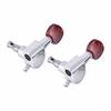 2L2R Tuning Pegs, Ukulele Tuning Heads, Easy to Use, Rust-Resistant, Stable, Durable, Accurately Tuned, High Performance Ukulele Accessories
