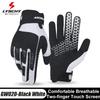 LYSCHY Motorcycle Gloves Men Women Summer Breathable Motocross Riding Gloves Anti-fall Wear-resistant Luvas Touch Screen Guantes