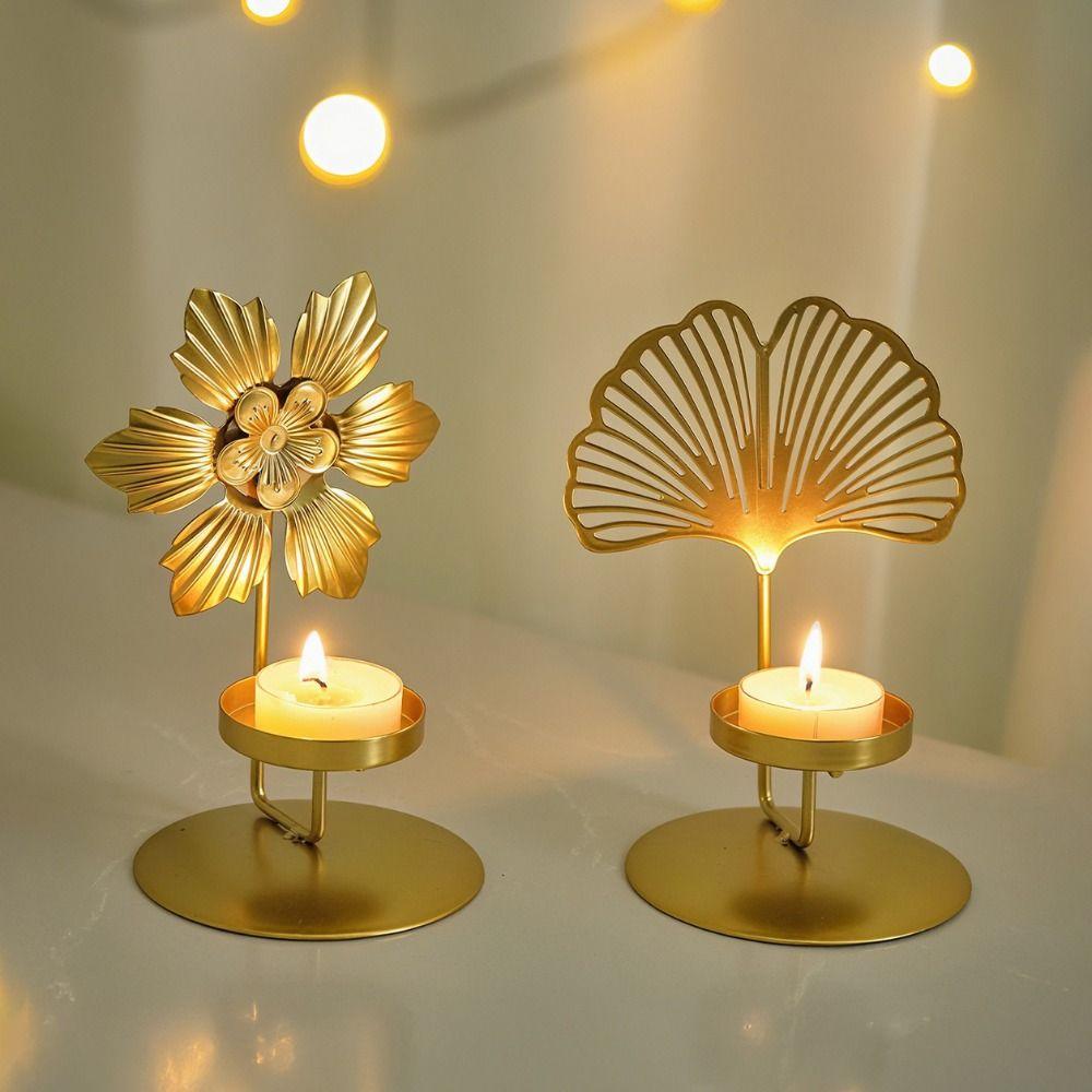 Iron Candle Holder Elegant Design Premium European Candle Cups Luxury Iron Retro Style Aromatherapy Rack Romantic Weddings