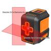 3D 360° Rotating Dual-Line Red-Green Beam Laser Leveling Tool