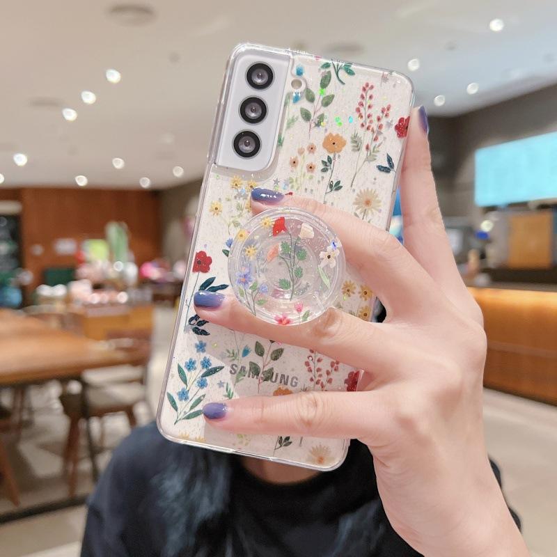 Japan and South Korea small floral S11ultra mobile phone case on Samsung A11/A11/A11 transparent bracket S11FE