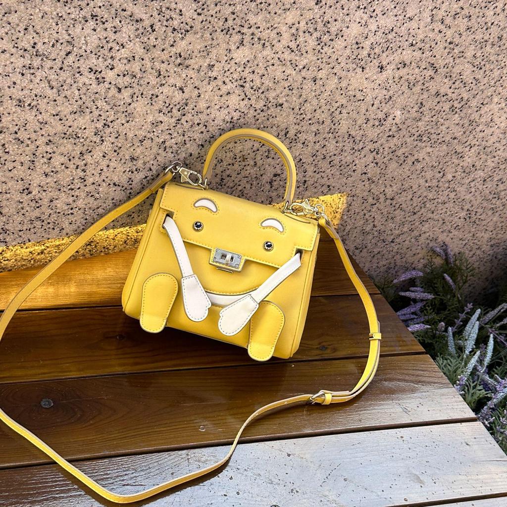 2025 Millennial Smiley Face Mini Handbag - Cute & Exquisite High-End Design for Women