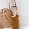 Outdoor Canvas Water Bottle Bag Portable Water Bottle Holder Sleeve Pouch with Strap for Camping, Hiking, Traveling