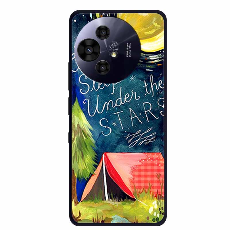 For TCL 50 Pro NxtPaper 5G Case Black Silicone Cover for 50 Pro NxtPaper Protective Shell Coque for TCL 50 NxtPaper 5G TPU Cases