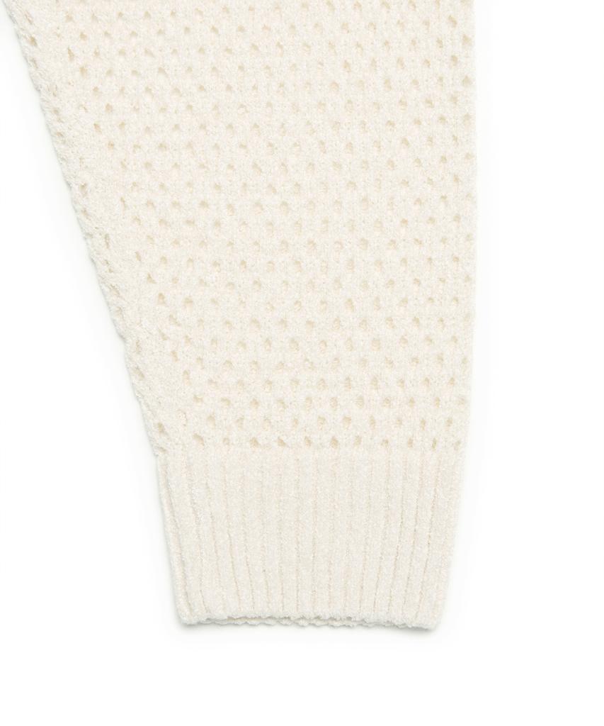 LEE Scallop Pullover Knit Ivory