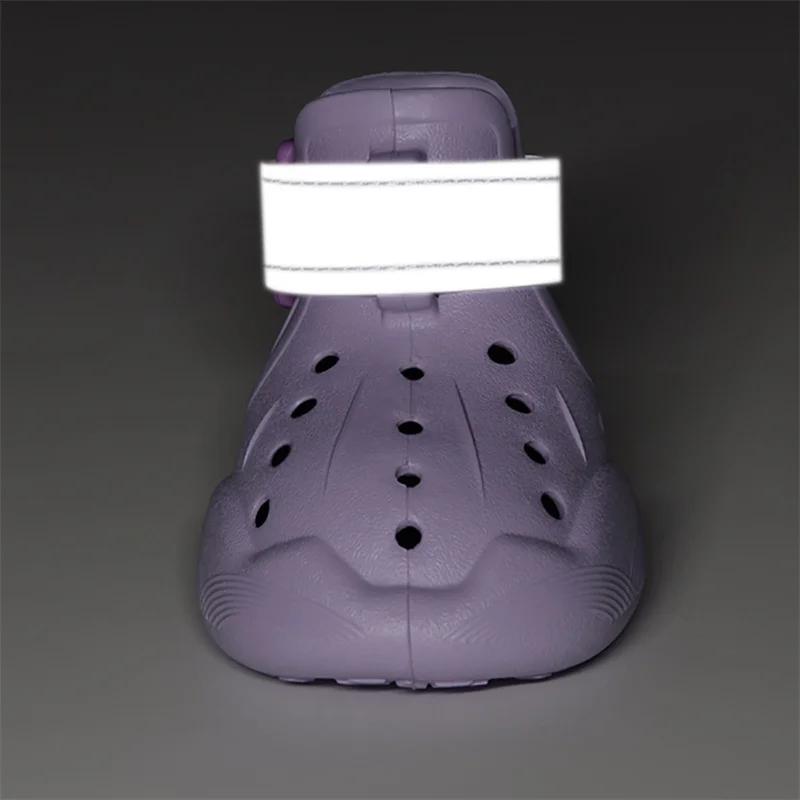 4 buc/set Pantofi de câine impermeabili Sandale de vară pentru câini Anti-alunecare EVA Botine pentru câini de companie pentru câini mici, medii, mari Pentru mers pe jos, alergare