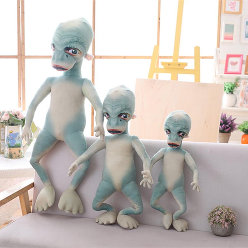 Direct Sales 3D Simulation Crazy Alien Doll Creative Pillow Cushion Plush Toy Funny Holiday Gift