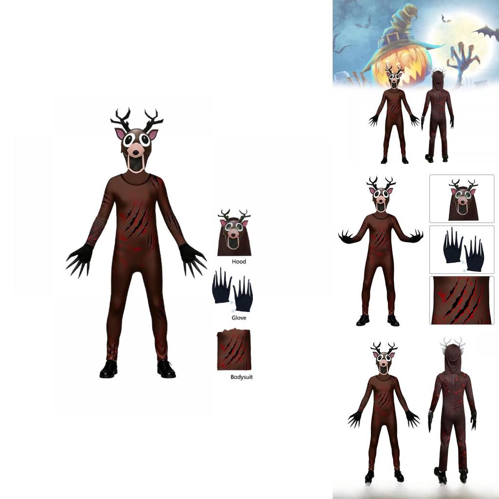 99 nocí v lese Kostým sobíka na Halloween pro dospělé z polyesterové látky pro cosplay a party akce