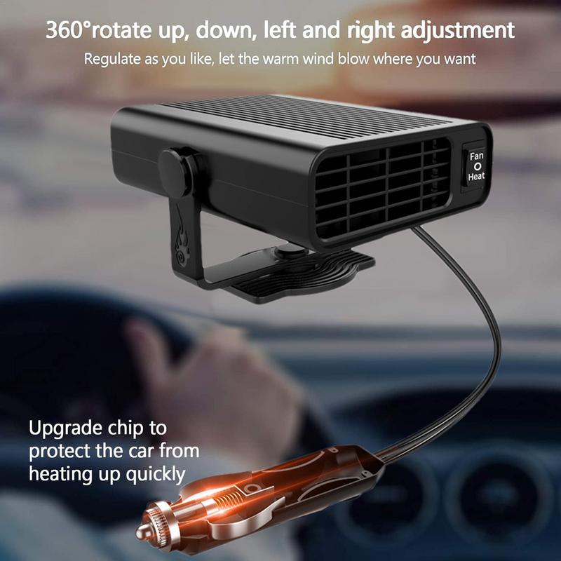 For Refer To Description Car Heater Fast Heating High Power Heater Car 2-in-1 Cooler And Heater Auto Dryer Windshield Defroster