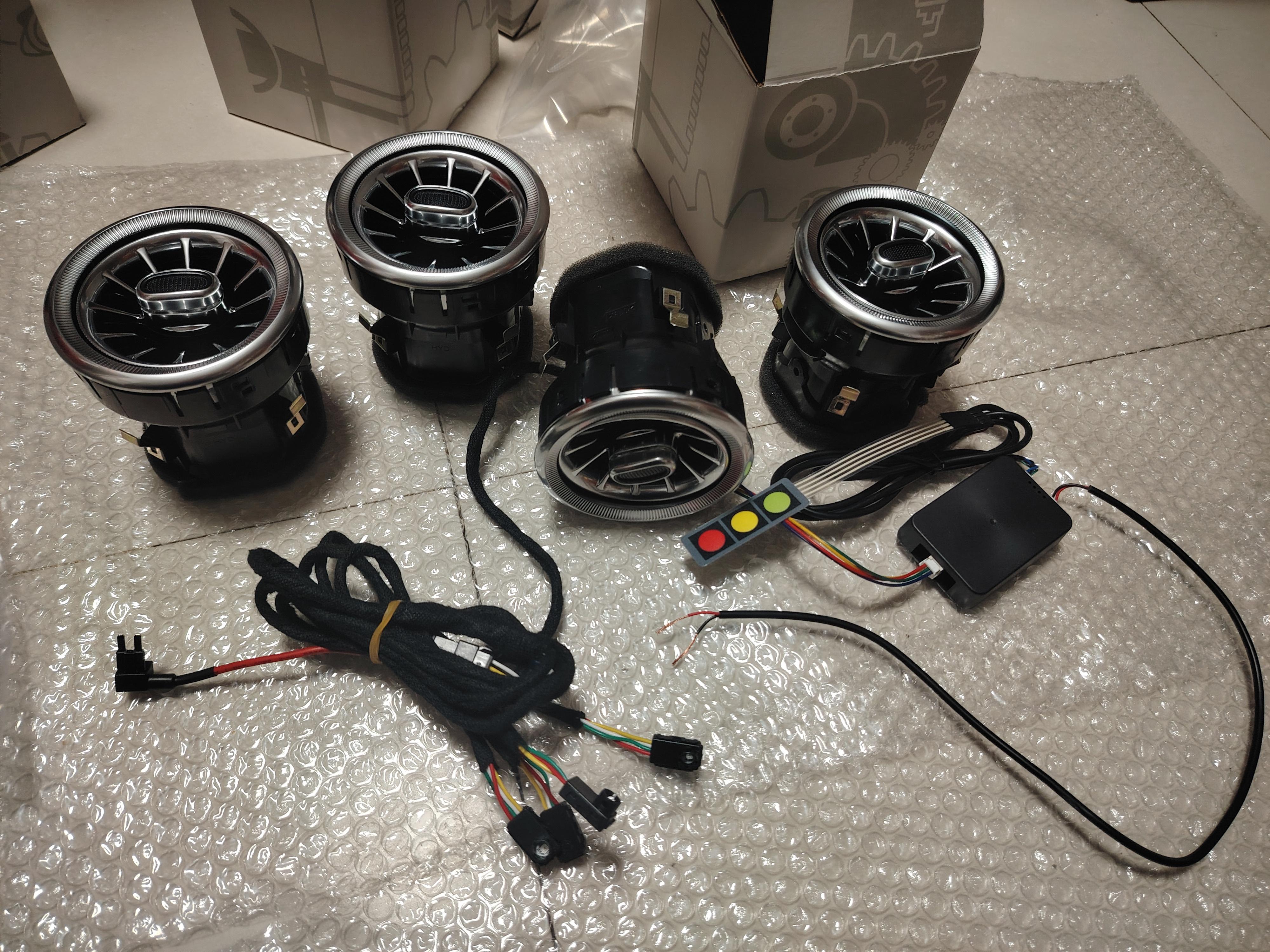 

Автомобильный светодиодный передний приборный щиток кондиционера дефлектор турбо салон для Mercedes Benz V Class EQV Vito Viano Valente Metris W447