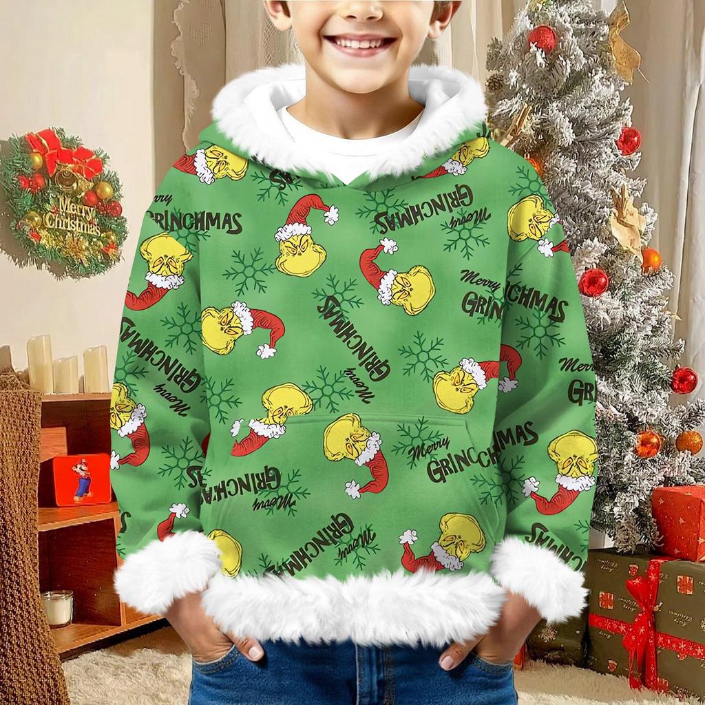 Children's Sweatshirt Girls Boys Long Sleeve Lightweight Casual Hoodie Loose Comfortable  Sweatshirt