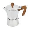 Aluminum Moka Pot Stovetop Coffee Maker Heat Resistant Kitchen Coffee Pot for Household3 Cup