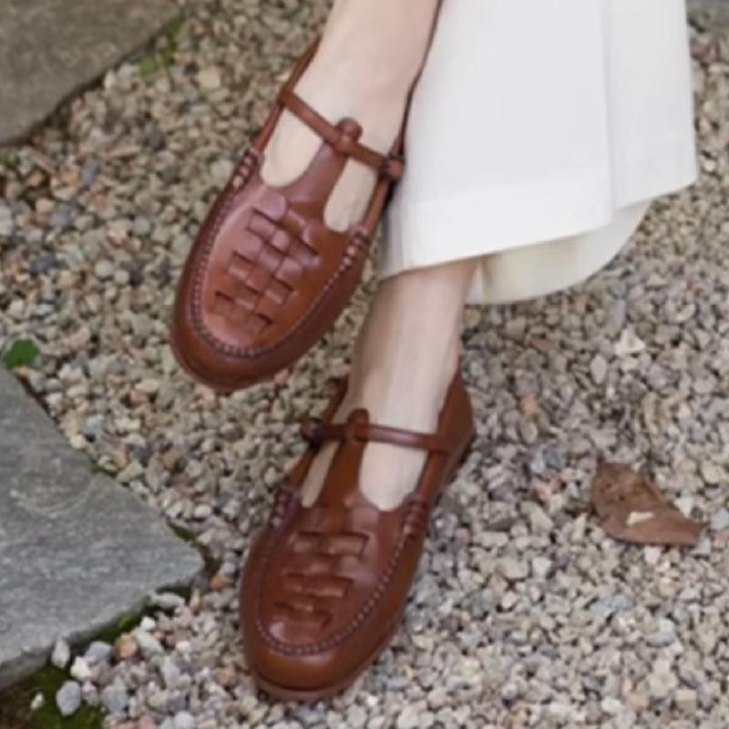 Модные женские босоножки Босоножки на низком каблуке для женщин Массивная обувь Sandalias — фото 4