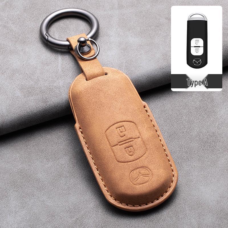 Mazda Axela Retro Key Cover for CX4, Atenza, CX5, and Mazda3