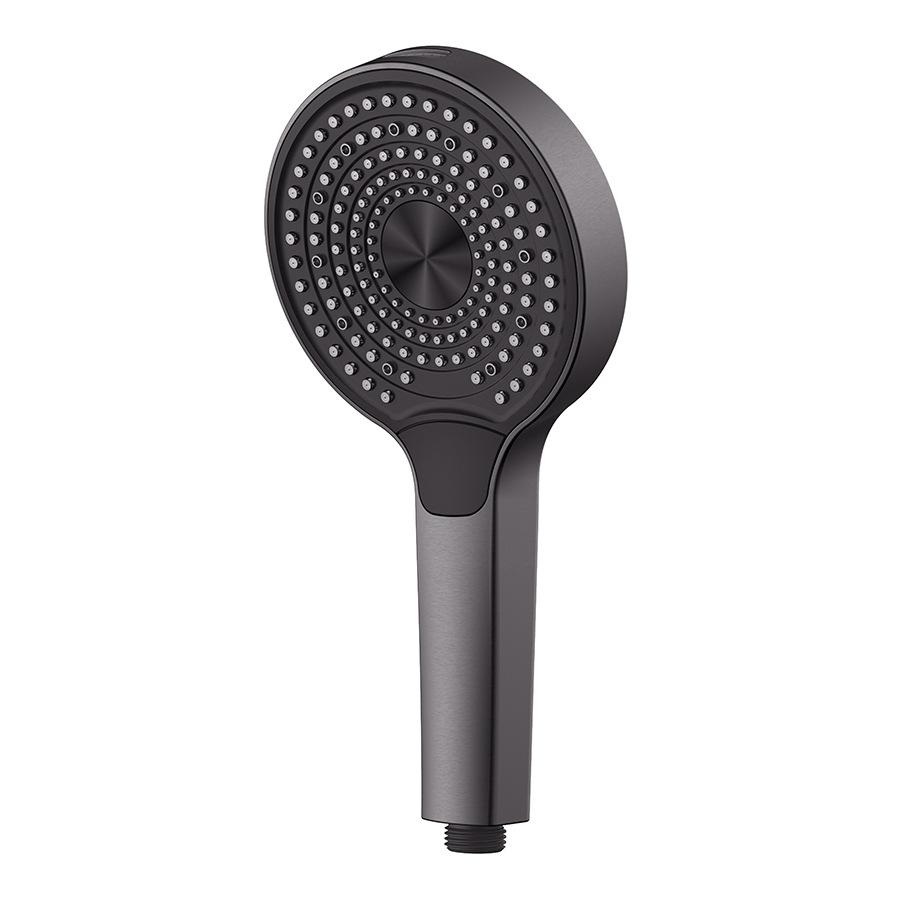 High Pressure Handheld Shower Head Detachable 3 Spray Modes High Flow Chrome Finish Bathroom