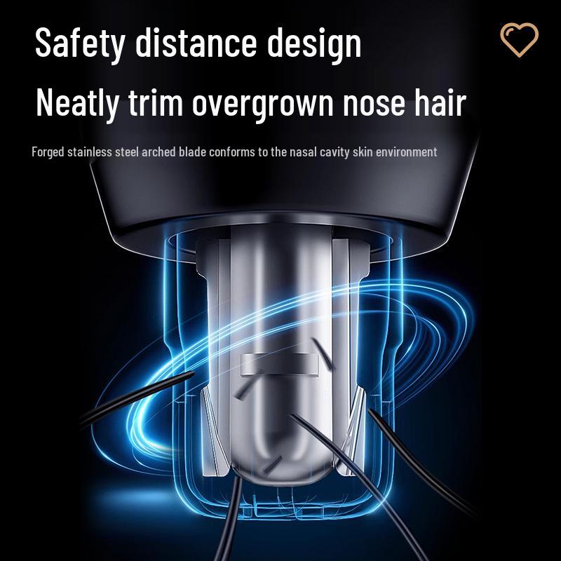 Unisex Electric Nose Hair Trimmer and Scissors for Easy Grooming