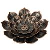 Backflow Incense Burner Stick Incense Holder Home Buddhism Decoration Coil Lotus Censer Bronze Air Vaporizer Home Decor Supplies