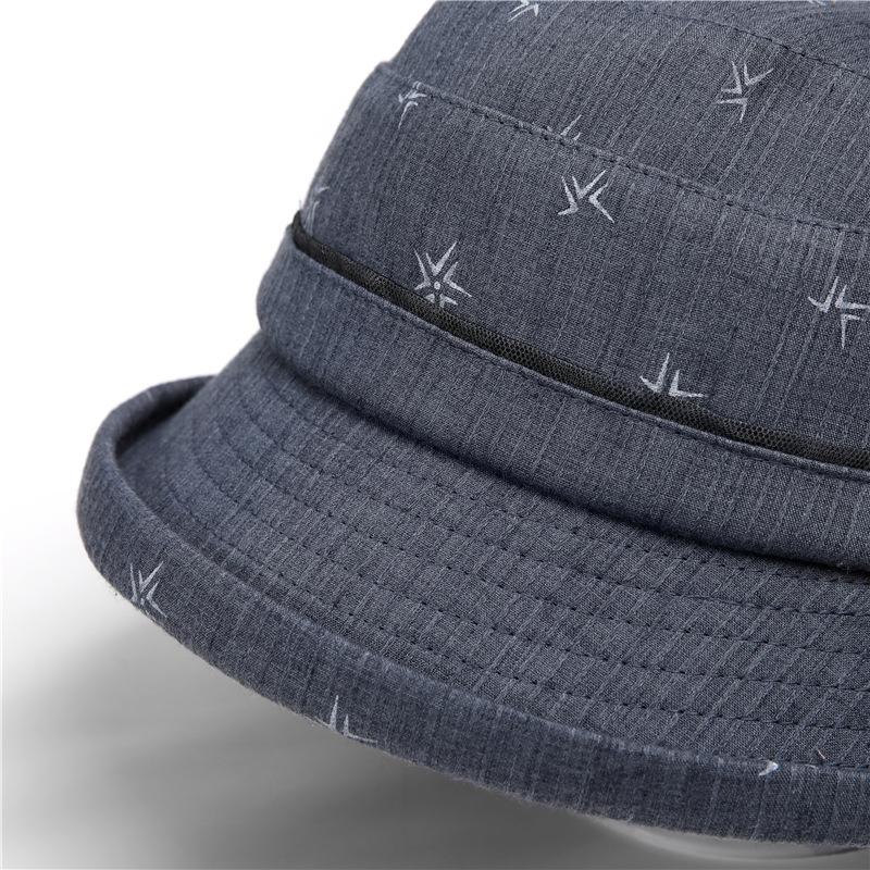 Spring Autumn Casual Bucket Hat, Thin Comfortable Versatile Fisher Hat with Lace Pattern and Bow, Sun Protection Cap