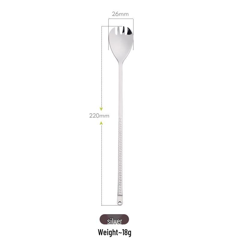 ZISIZ Dual-use Salad Fork Spoon