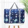 Borsa da Viaggio Duffel Pieghevole Leggera, Borsa a Mano Resistente all'Acqua con Gancio per Valigia, Organizer Pieghevole per Volo