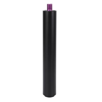 8in Pool Cue Extension Aluminum Portable Accurate Connection Billiard Extension with Bumper for