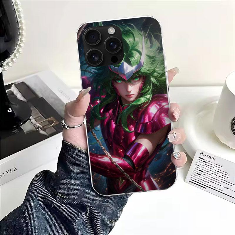 

Крутой Мягкий Чехол Для Телефона Saint Seiya Для IPhone 11 17 Air 16E 16 Pro Max 15 + 14 Plus 13 Mini 12 Apple 7 SE 8 Fundas Coque 11 17 Air iPhone 11