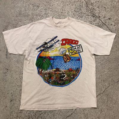 Men At Work Band Cargo T Shirt Full Size S 5Xl