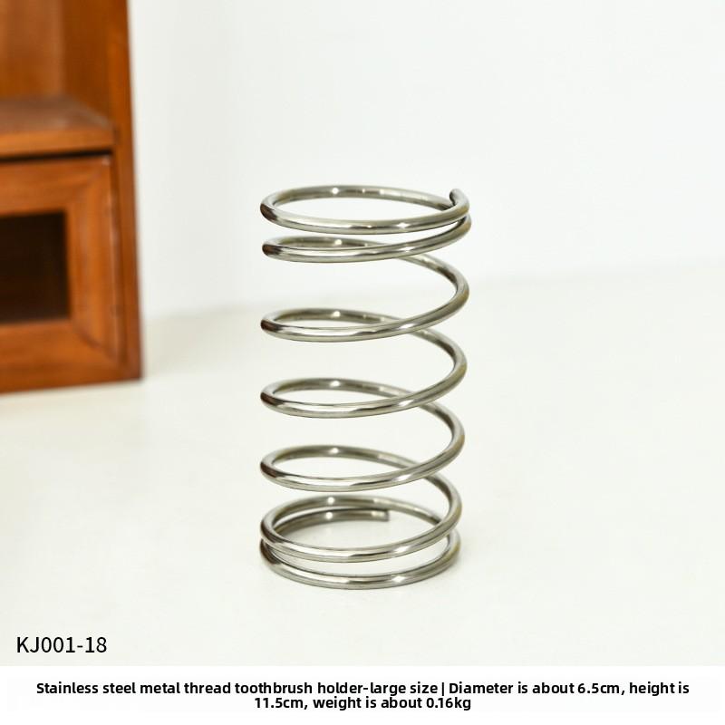 Modern Minimalist Circular Toothbrush, Makeup Brush, Stationery, Hollow Dustproof Washbasin Storage Rack