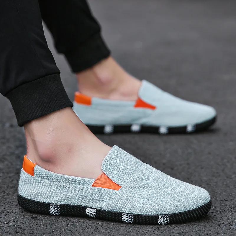 Fashion Men's Shoes 2024 Autumn New Fashion Trend Korean Version Casual Shoes Breathable Flat Bottom Anti Slip Comfort Walking Loafers