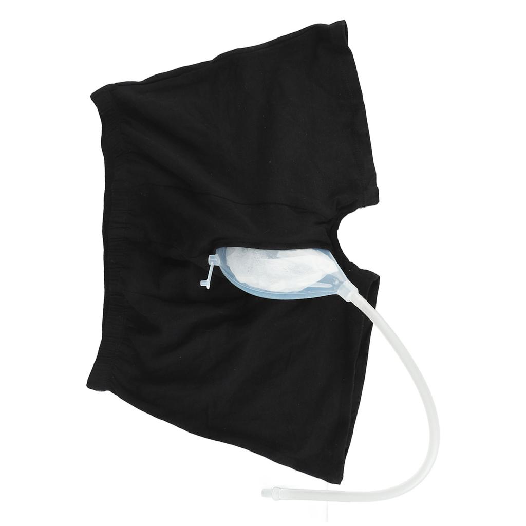 Przenośna torba-pasy na mocz dla mężczyzn Elastyczny pas biodrowy Wielokrotnego użytku Przenośne męskie spodenki z workiem na mocz dla osób z nietrzymaniem moczu Starszych M