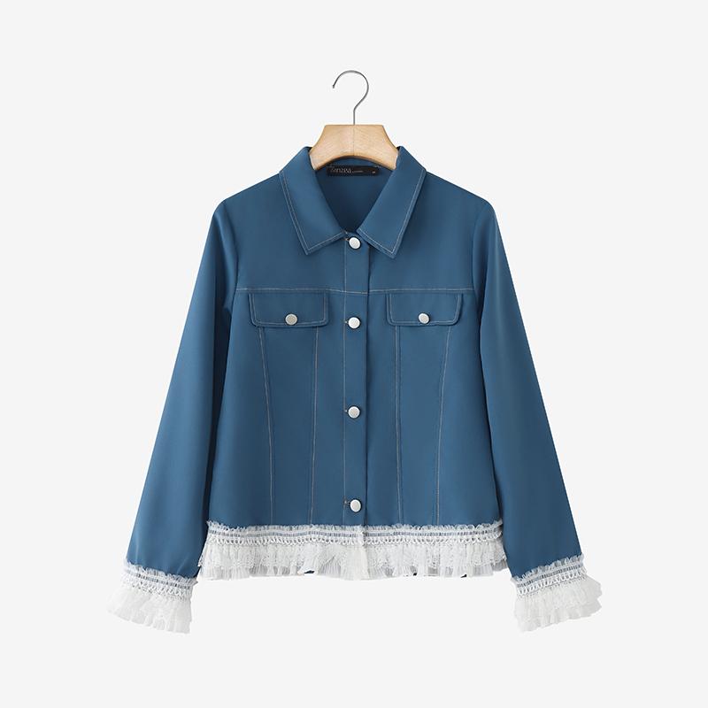 ZANZEA Women Casual Turn Down Collar Loose Long Sleeve Blouse