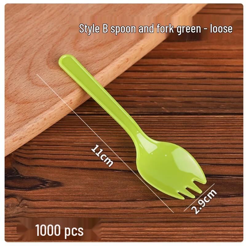 Disposable Plastic Fork & Spoon Set