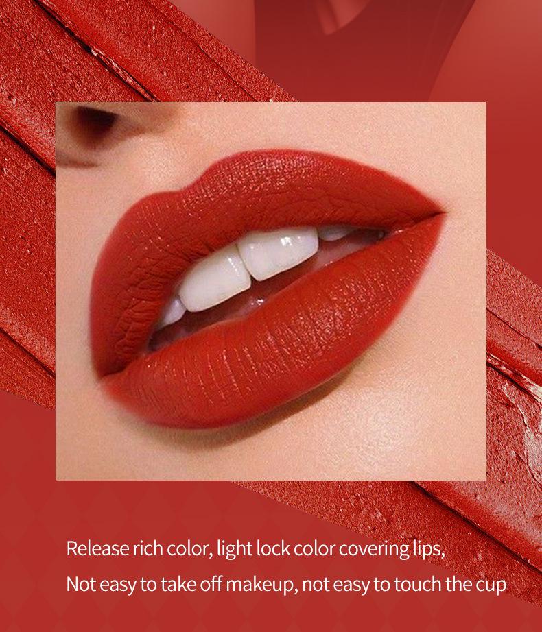 TVLV Christmas Nude Three-Piece Matte Lipstick Set: Long-Lasting, Smudge-Proof, Enhances Elegance