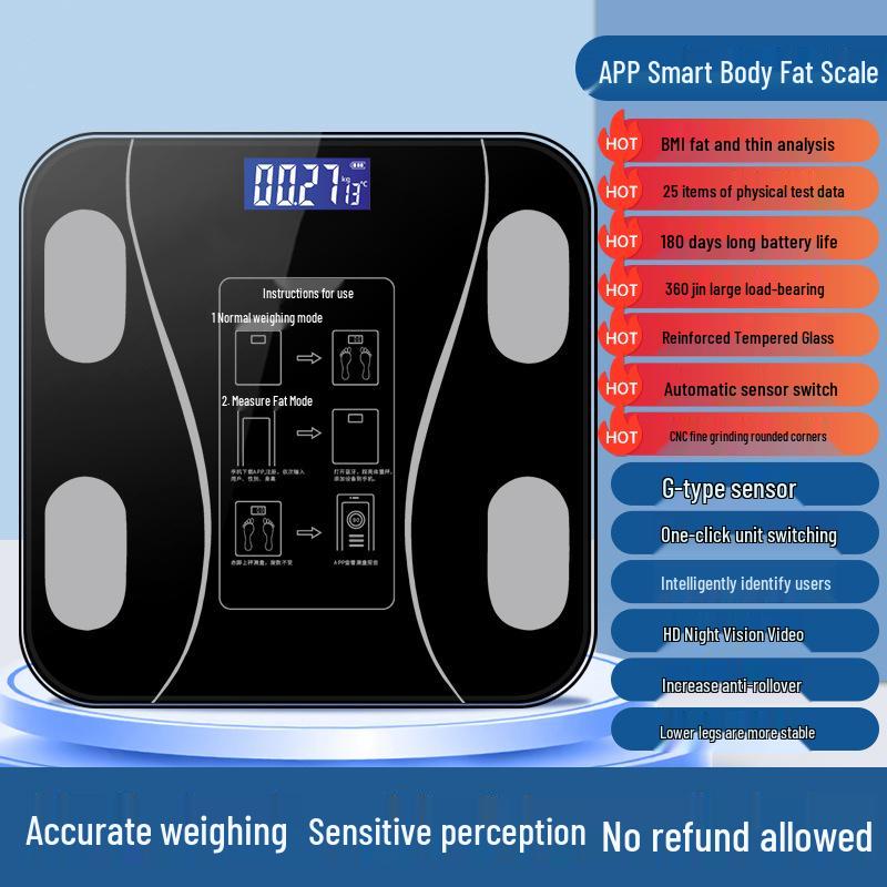 Smart Electronic Body Fat Scale: Accurate Cross-Border Household Health Measurement Device.