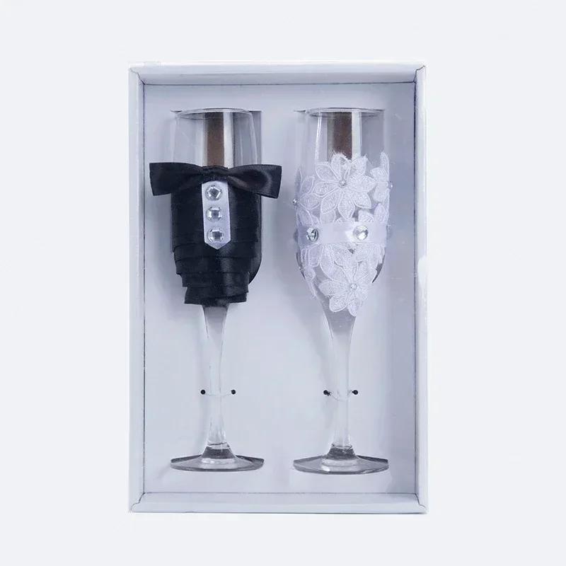 1 Paar Luxus-Rotwein-/Champagnergläser im chinesischen Liebhaberstil, Hochzeitsgeschenk, Weinpaarung für Paare, Hochzeitskelch, Partyzubehör