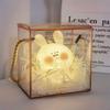 Silicone Little Rabbit Bedroom Lamp Ins Style Decorative Atmosphere Light Rabbit Night Lighting