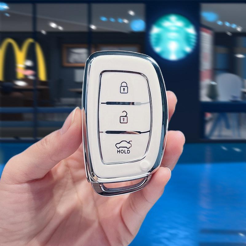 Auto Tpu Shell Fob Car Key Case Cover For Hyundai Tucson Sonata Fe Creta Ix25 Ix35 Ix45 Solaris Elantra Accent I10 I20 I30 I40