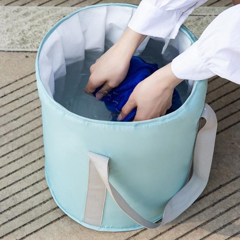 Portable Multifunctional Foot Soak Bag Creative Foldable Outdoor Foot Wash Basin New Travel Folding Basin Bag
